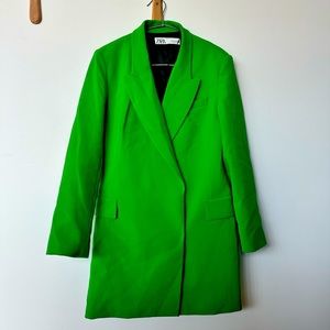 ZARA DOUBLE BREASTED BLAZER DRESS (Size XL)